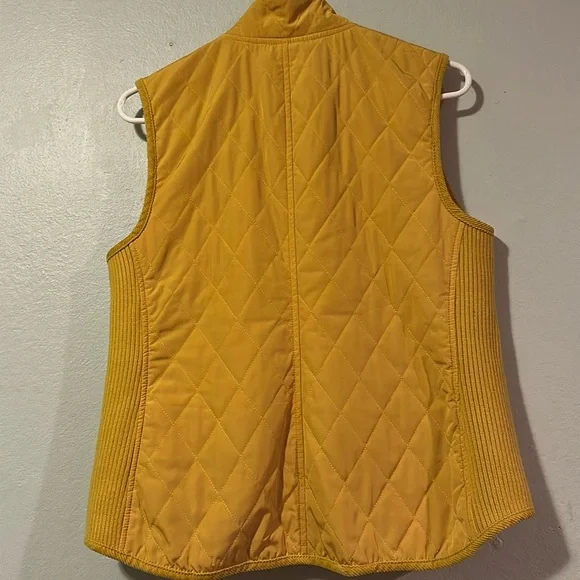 Talbots shell vest in excellent condition dandelion yellow - Picture 3 of 4